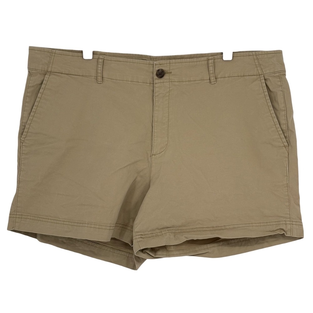 Gap Shorts Khaki Chino Stretch 5 Inch Inseam‎ Tan Size 20